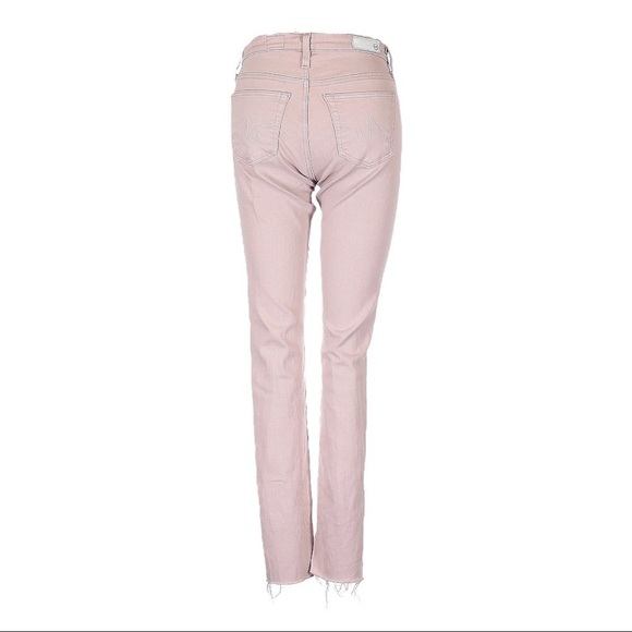 AG Adriano Goldschmeid The Legging Super Skinny Blush Pink Ankle Jeans Size 25 - Picture 3 of 11